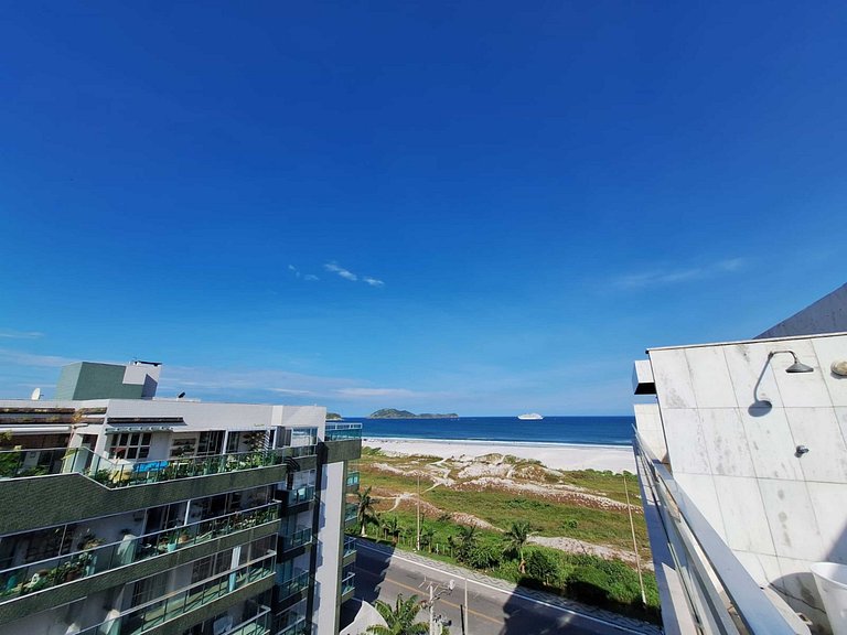 4 bedroom penthouse with sea view, Forte Cabo Frio beach