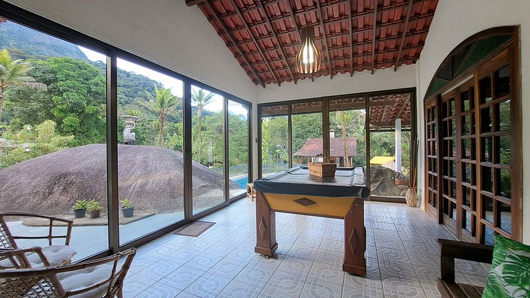 Paradise, swimming pool and barbecue in Guapimirim