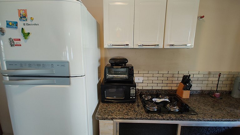 Descanso e churrasco a beira do mar