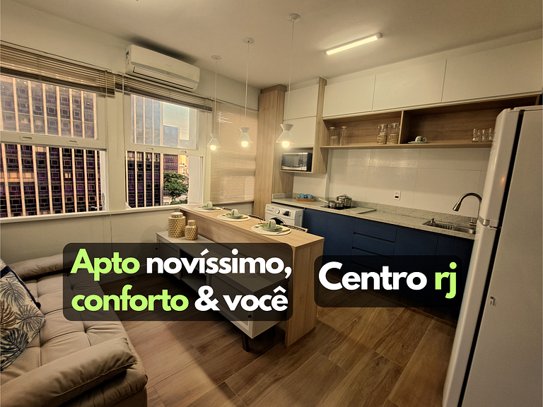 Novíssimo APTO metrô na porta VLT Centro Rio prox ao Rock in