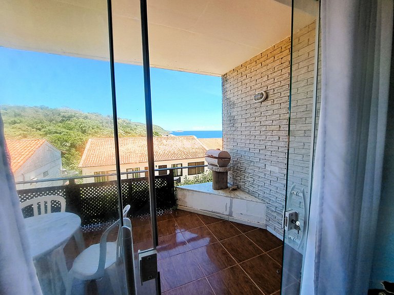 Lindo 2 Qts Vaga Búzios vista Mar Varanda