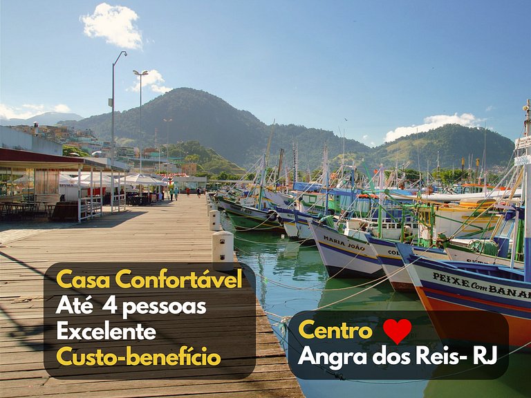 Casa aconchegante 2 qtos Centro de Angra dos Reis