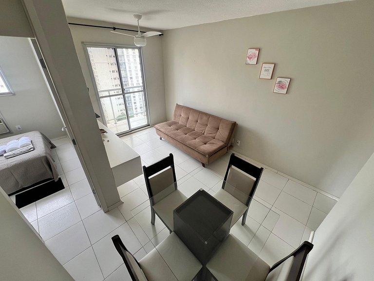 Apto completo Ar garagem piscina Barra Olímpica RJ prox ao R