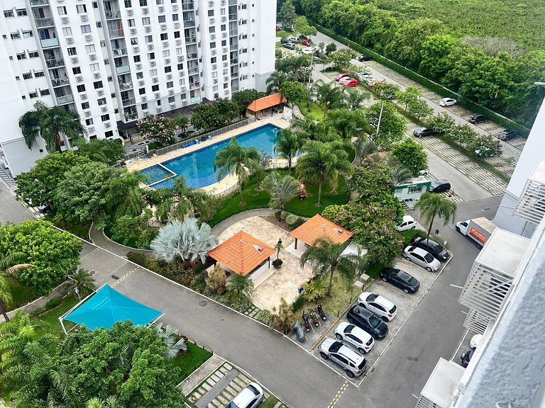 Apto completo Ar garagem piscina Barra Olímpica RJ prox ao R