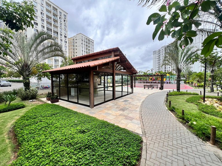 Apto completo Ar garagem piscina Barra Olímpica RJ prox ao R