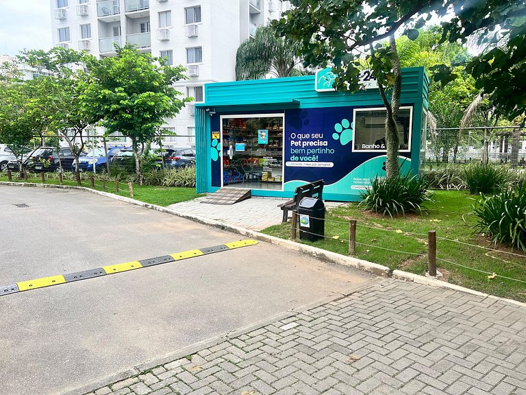 Apto completo Ar garagem piscina Barra Olímpica RJ prox ao R