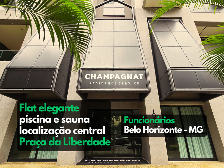 Lindo Flat Piscina Sauna Praça da Liberdade BH