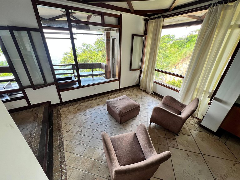 Mega casa 5 suítes, vista pro mar, piscina e churrasqueira J