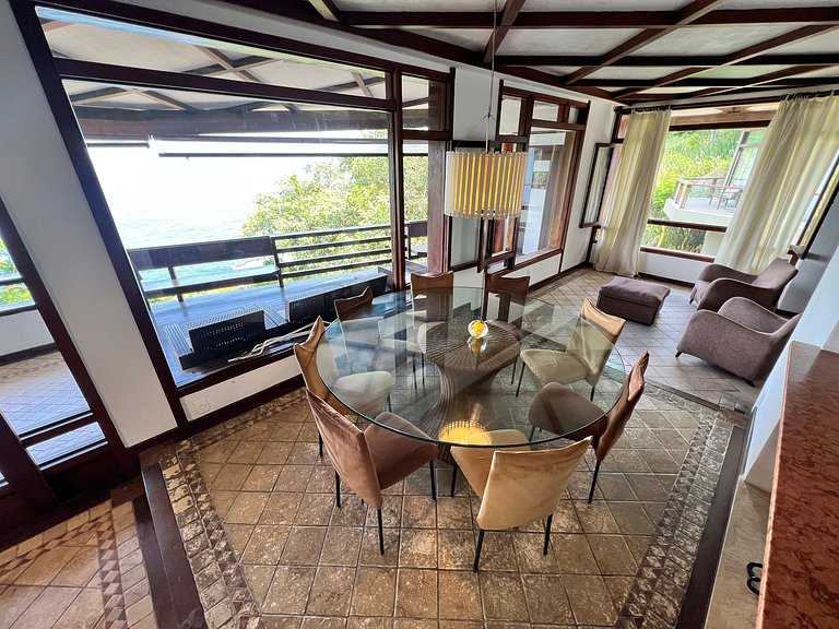 Mega casa 5 suítes, vista pro mar, piscina e churrasqueira J