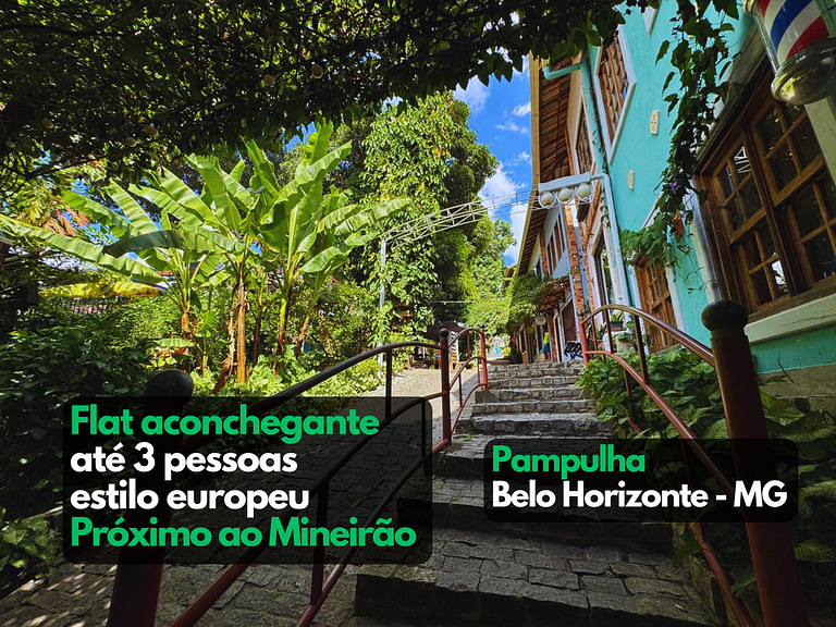 Flat aconchegante 1 Vila Rica ao lado Mineirão Pampulha BH