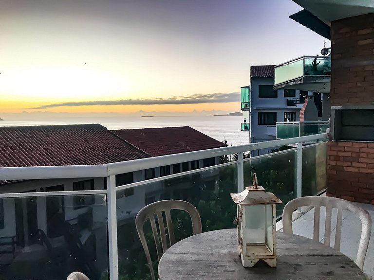 Lindo 2 Qts Vaga Búzios vista Mar Varanda