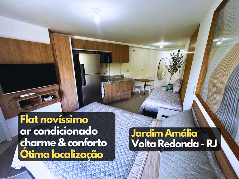 Lindo flat ar condicionado Jardim Amália VR
