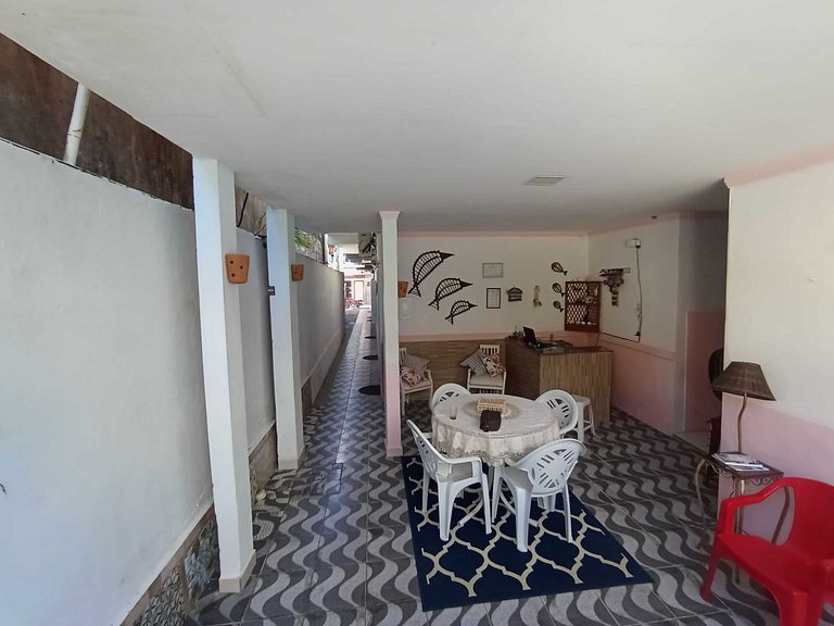 Suíte 4 casal em Pousada, Praia de Cabuçu BA