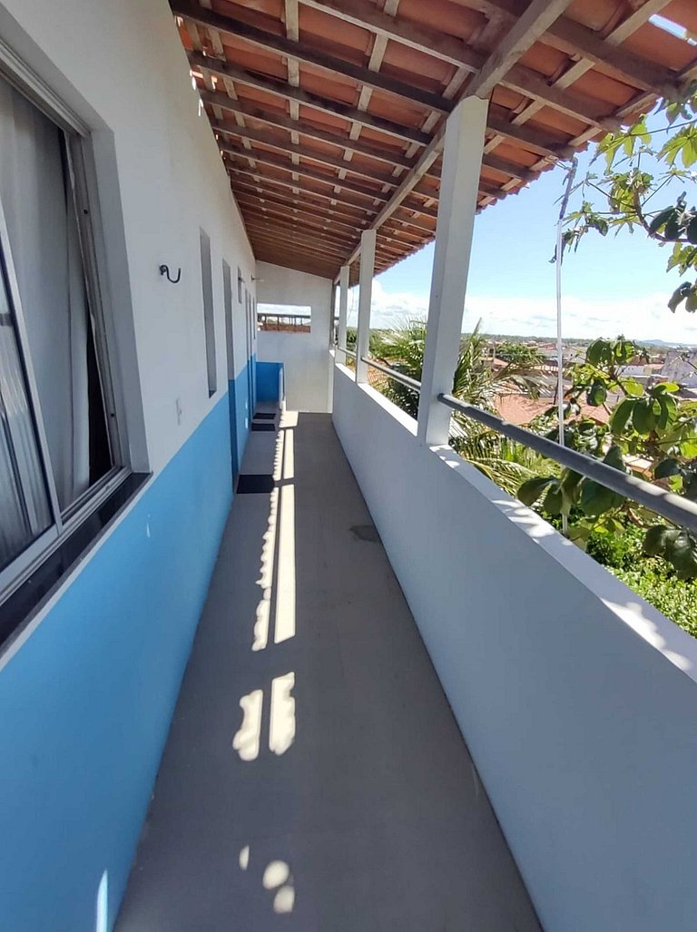 Quarto1 triplo Pousada piscina Praia de Cabuçu BA