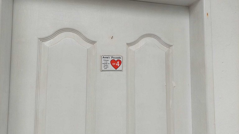 Suíte 4 casal em Pousada, Praia de Cabuçu BA