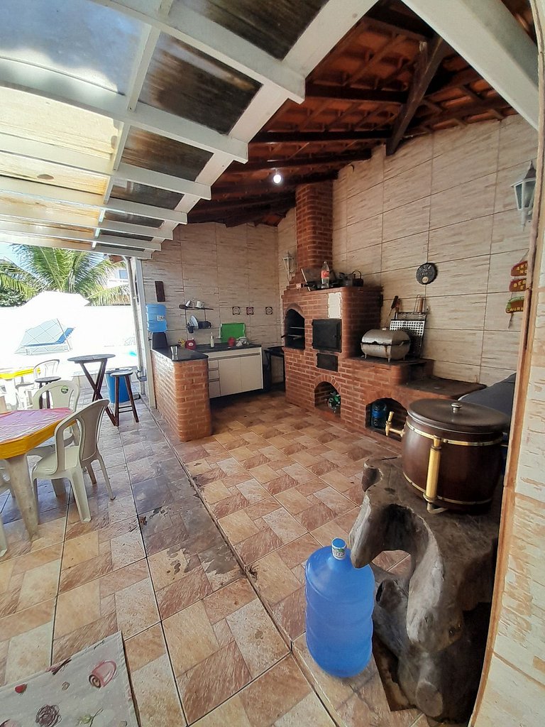 Casa ampla com lazer completo piscina churrasqueira - Arraia