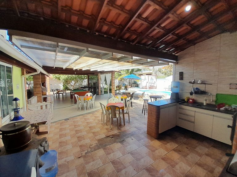 Casa ampla com lazer completo piscina churrasqueira - Arraia