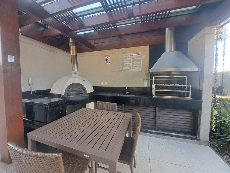 Aluguel Mensal Resort Piscina Sauna Academia Barra - Super m