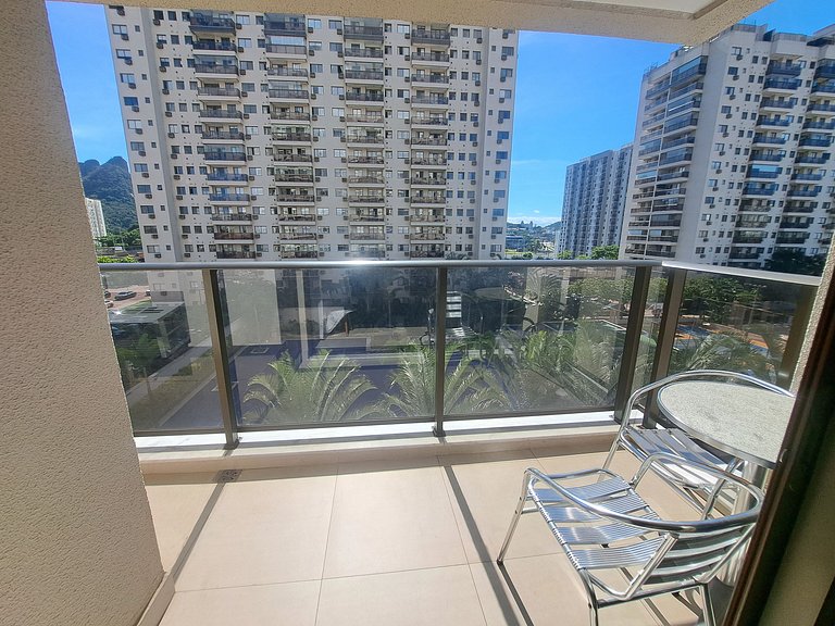 Aluguel Mensal Resort Piscina Sauna Academia Barra - Super m