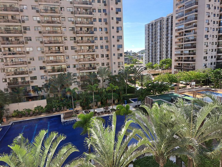 Aluguel Mensal Resort Piscina Sauna Academia Barra - Super m