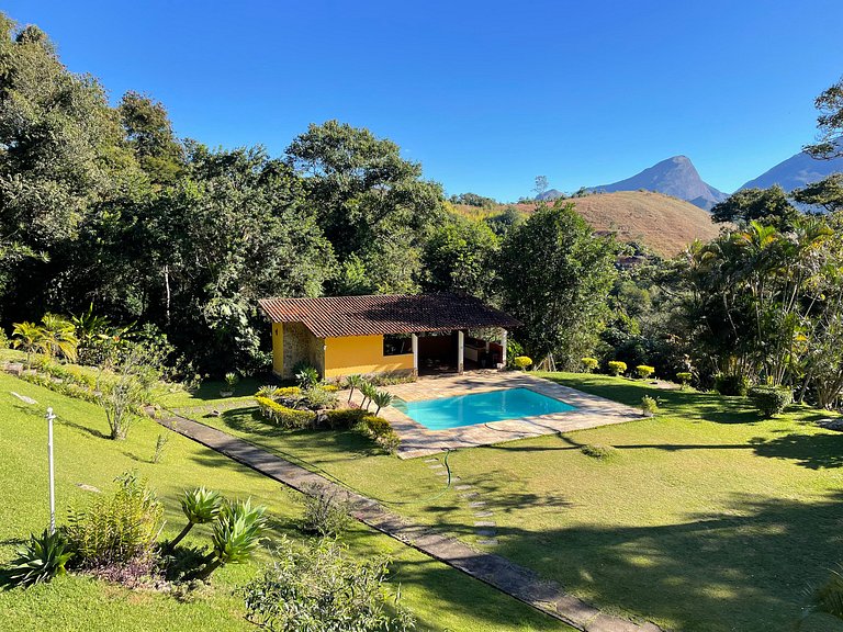 Linda Casa 4qts Piscina Churrasqueira Petrópolis - Venha par