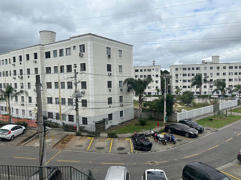 Apto 2 Qqts Piscina Vaga AR Campo Grande RJ prox ao Rock in