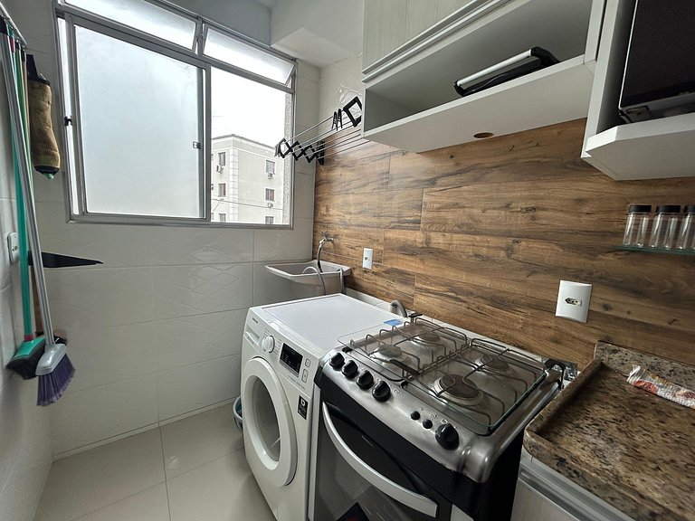 Apto 2 Qqts Piscina Vaga AR Campo Grande RJ