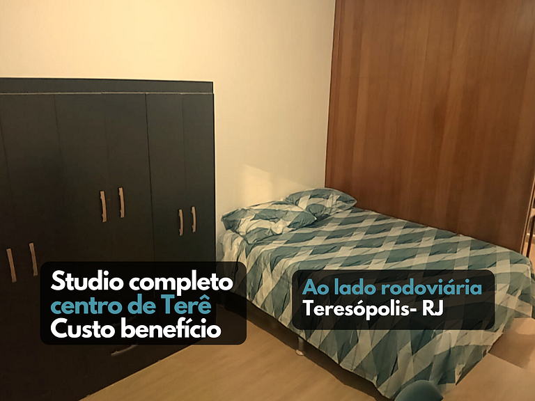 Estúdio bem localizado e completo em Teresópolis