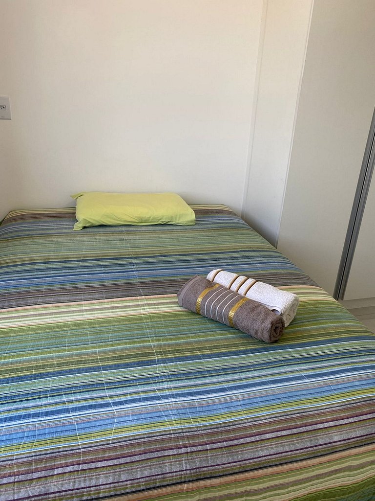 Apto moderno com ar-condicionado no Link Flats