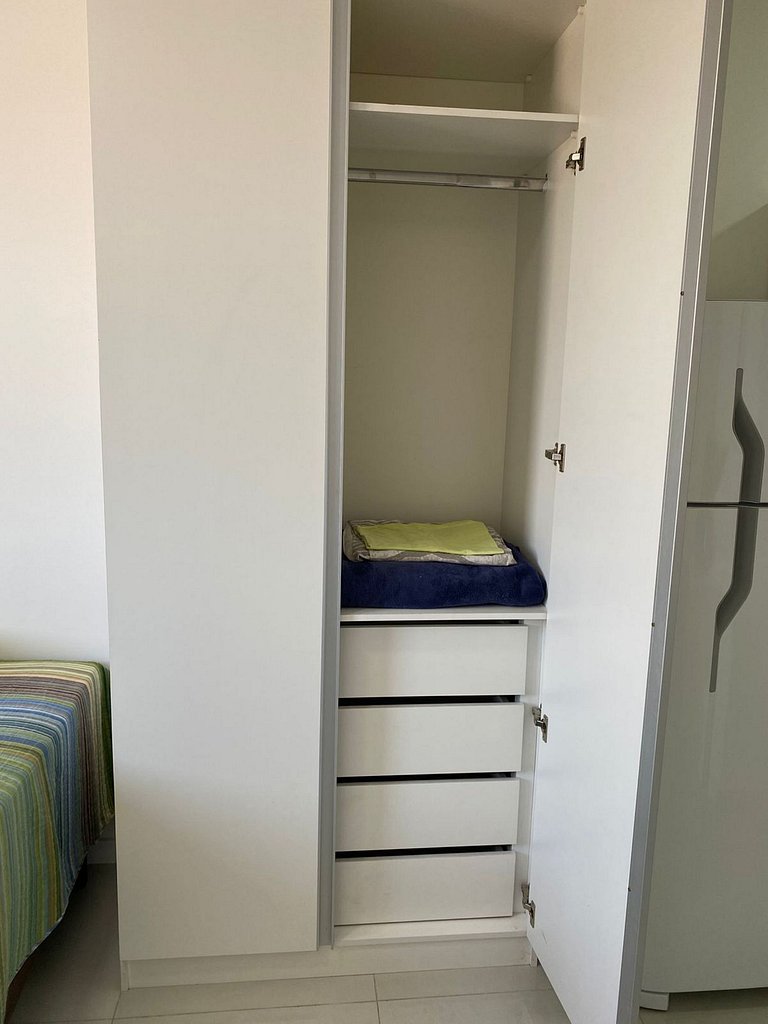 Apto moderno com ar-condicionado no Link Flats