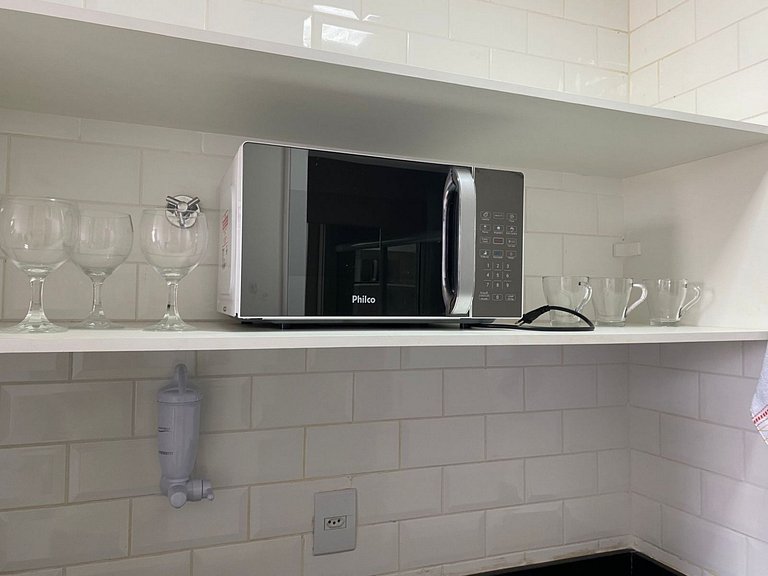 Apto moderno com ar-condicionado no Link Flats