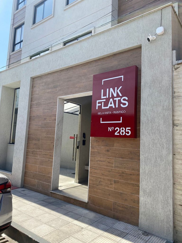 Apto moderno com ar-condicionado no Link Flats