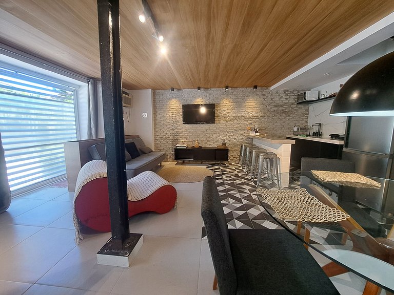 Confortável Studio Ar Vaga Itanhangá Barra RJ prox ao Rock i