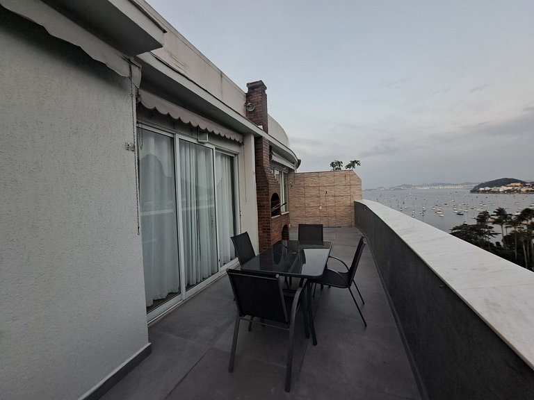 Cobertura Vista Pão deAçucar Jacuzzi Churrasqueira prox ao R