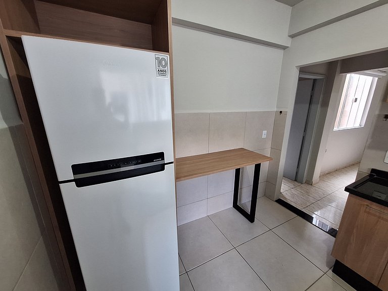 Apto completo e confortável no Aterrado