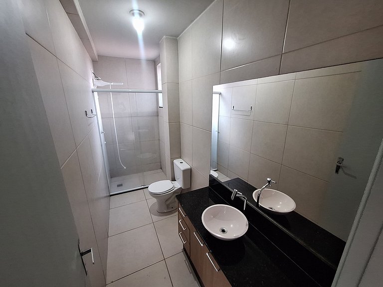 Apto completo e confortável no Aterrado