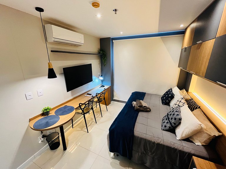 Flat Alto Padrão com Ar-Condicionado Volta Redonda