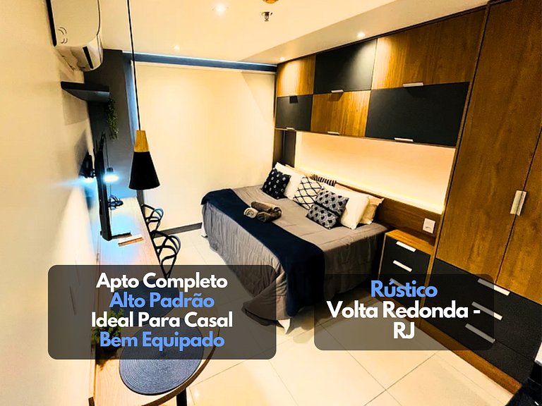 Flat Alto Padrão com Ar-Condicionado Volta Redonda