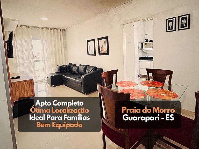 Apt Completo e Moderno na Praia do Morro Guarapari