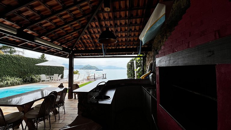 Mega Casa Angra Deck Piscina Beira Mar Praia Leste