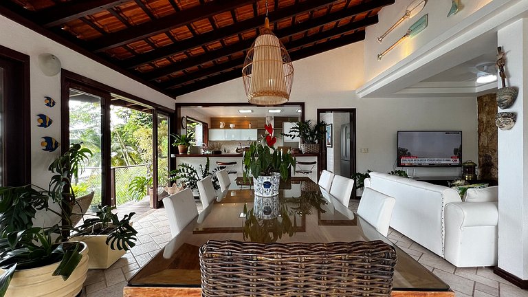 Mega Casa Angra Deck Piscina Beira Mar Praia Leste