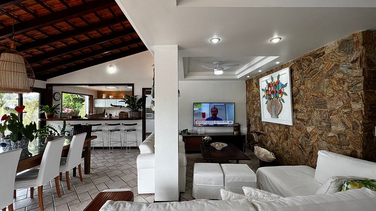 Mega Casa Angra Deck Piscina Beira Mar Praia Leste