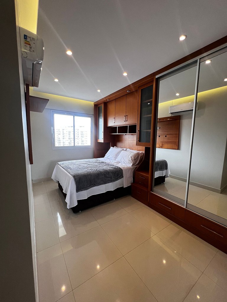 Apt Confortável AR piscina vaga Recreio