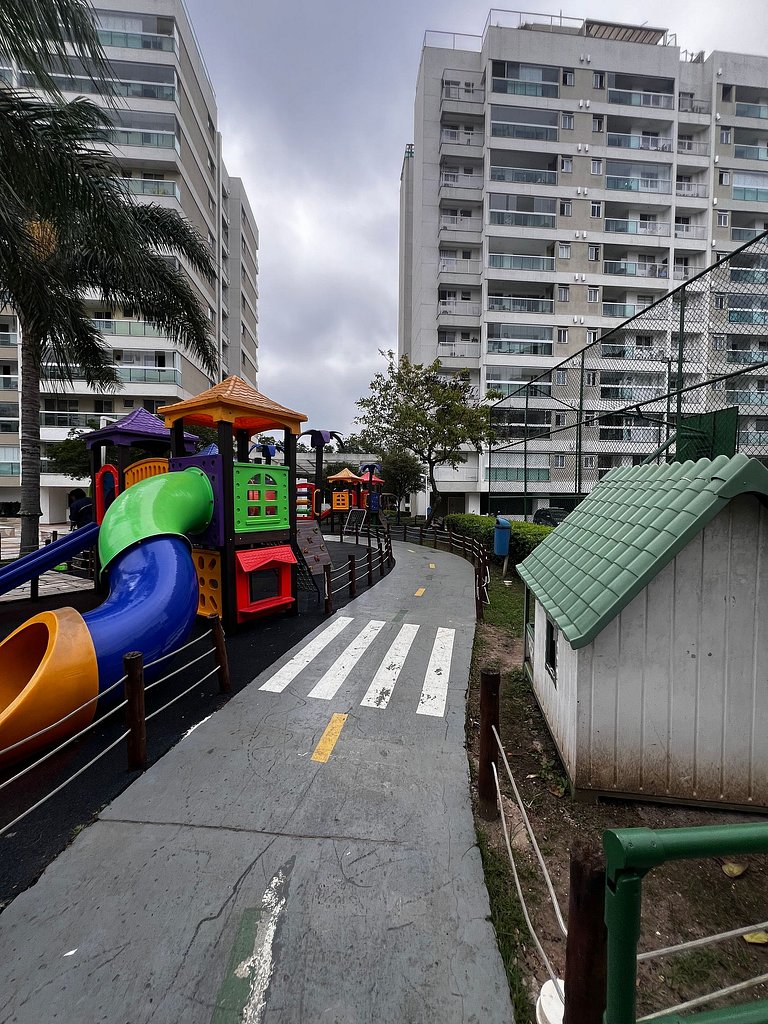 Apt Confortável AR piscina vaga Recreio