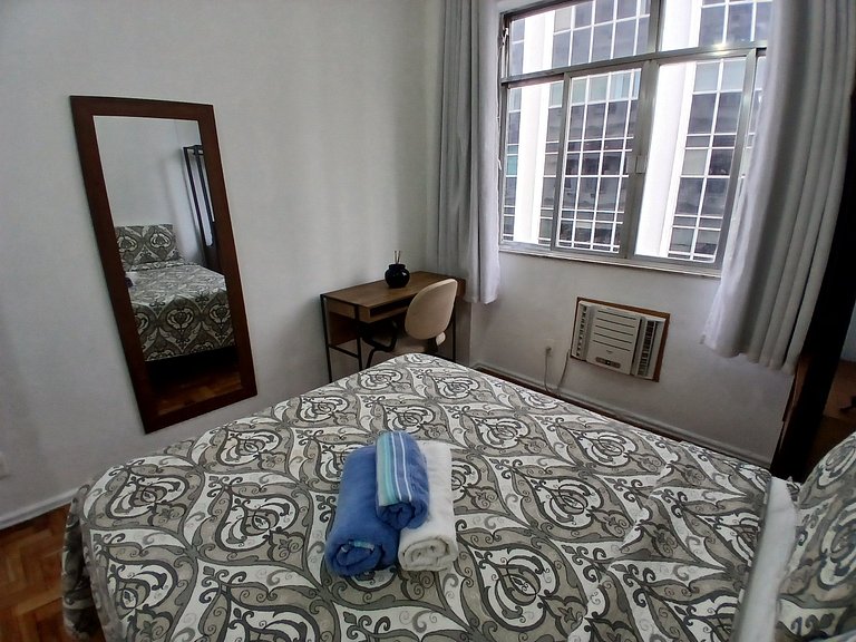 Studio Confortável quadra da praia Botafogo