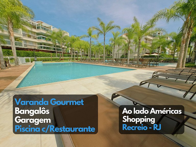 Apartamento en Varanda Gourmet Resort cerca de la playa de R