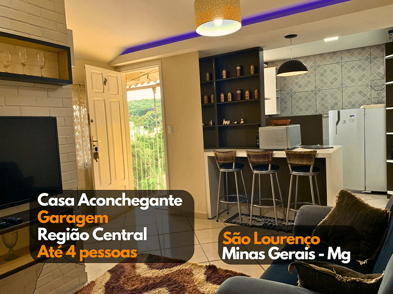 Casa Aconchegante no Centro De São Lourenço - MG