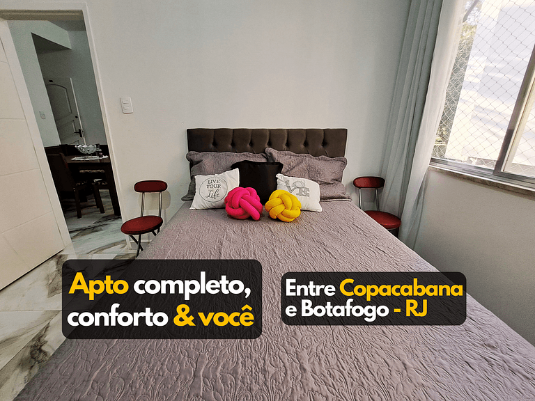 Complete studio between Botafogo and Copacabana