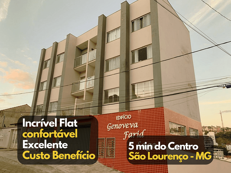 Cozy flat 5 minutes from the center of São Lourenço