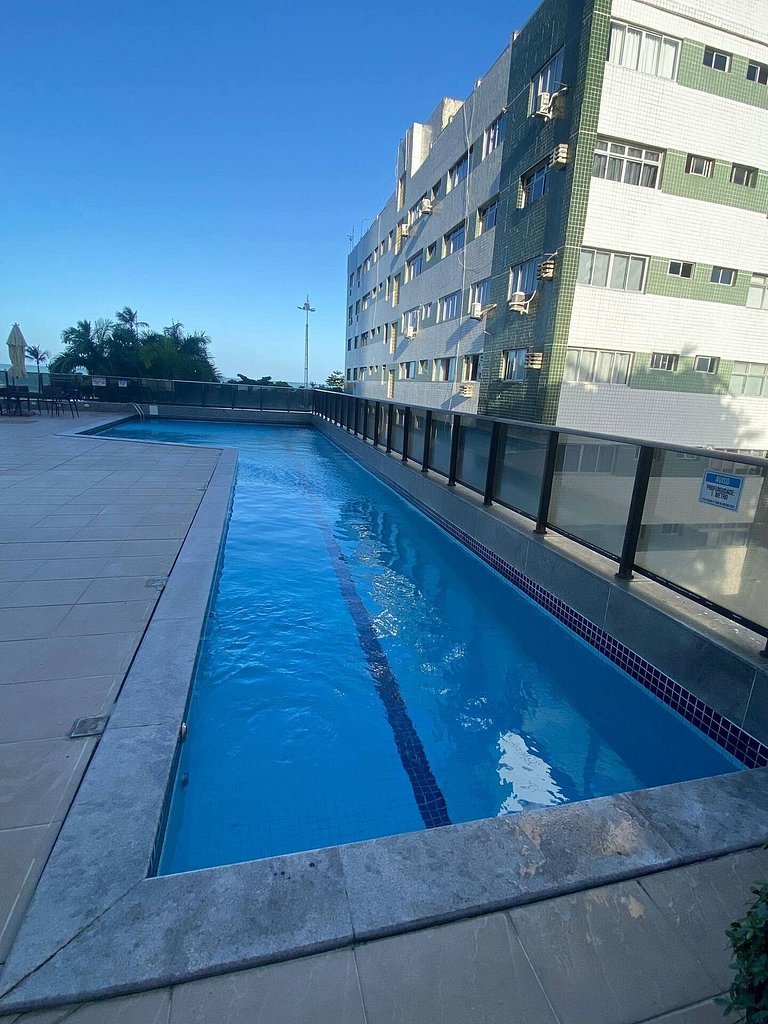 Flat Beira Mar academia piscina Boa Viagem Recife - Com Café